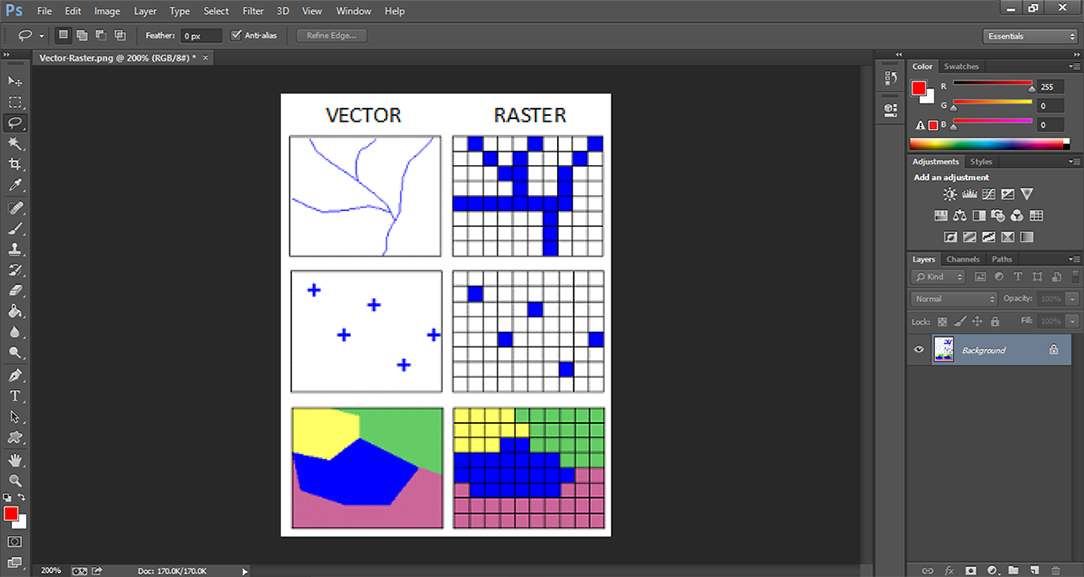 vector vs raster